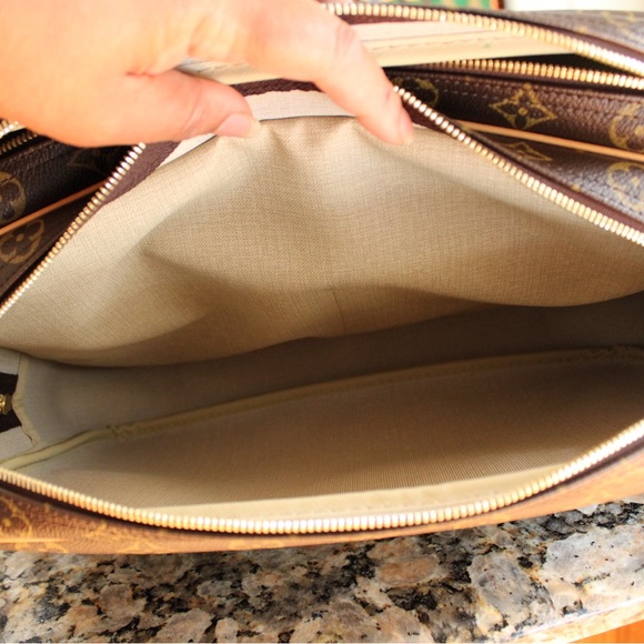 🏅NEVER USED🏅Louis Vuitton Monogram Reporter GM Shoulder Bag - Picture 8 of 12